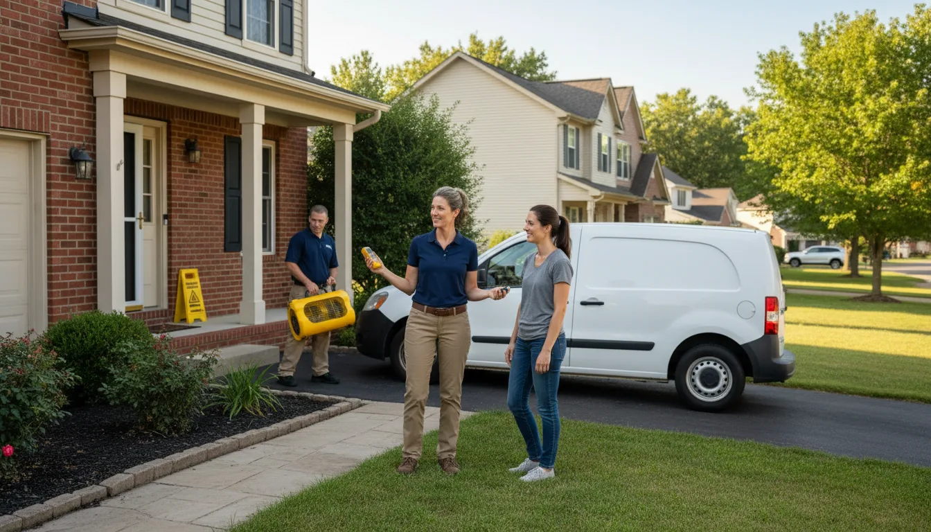 Residential water damage restoration in Rhode Island